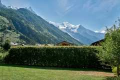 Chamonix, utsikt mot Mont Blanc