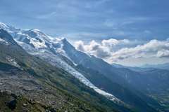 Plan de l'Aiguille, utsikt mot söder