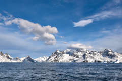 Inseglingen mot Drygalski Fjord, Sydgeorgien